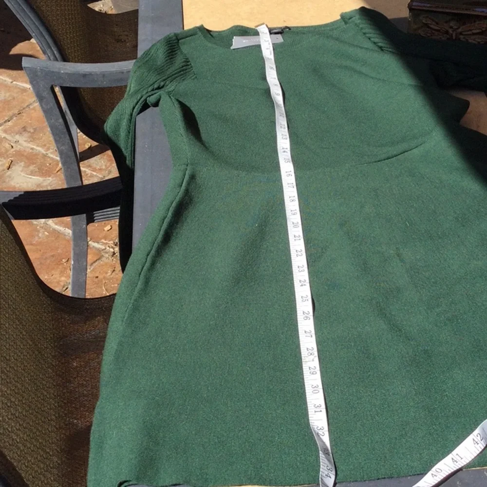 NWT Ann Taylor green sweater dress MP - Picture 9 of 9